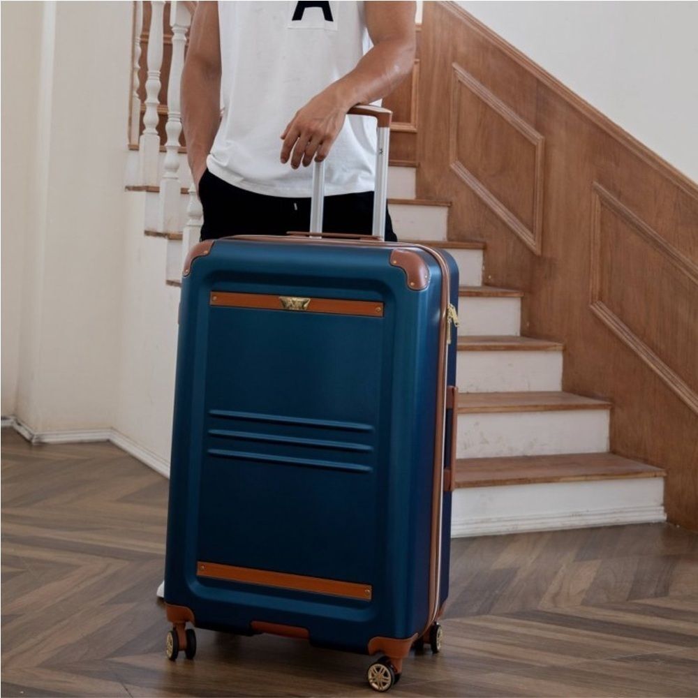 19V69 ITALIA Vintage Expandable on 1pc Luggage,suitcase travel bag 24